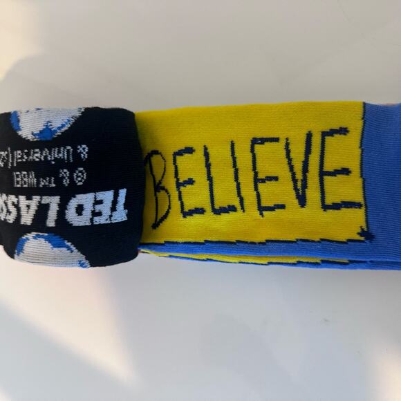 Ted Lasso socks 5 pack shoe size 4-10 NWT 97% Polyester/Poliéster
3% Spandex - Picture 2 of 7